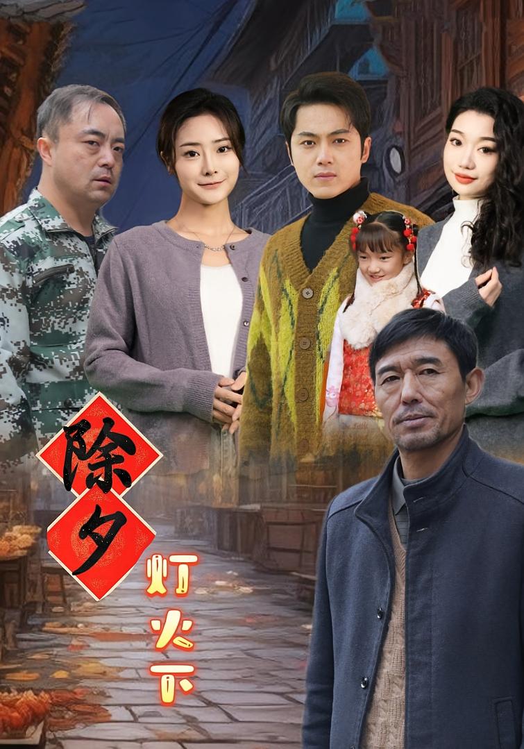 除夕灯火下