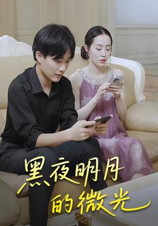 黑夜明月的微光