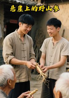 悬崖上的野山参