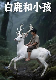 白鹿和小孩