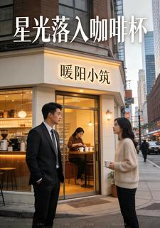星光落⼊咖啡杯
