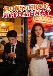 他月薪5万说8000，剩下的全给白月光了