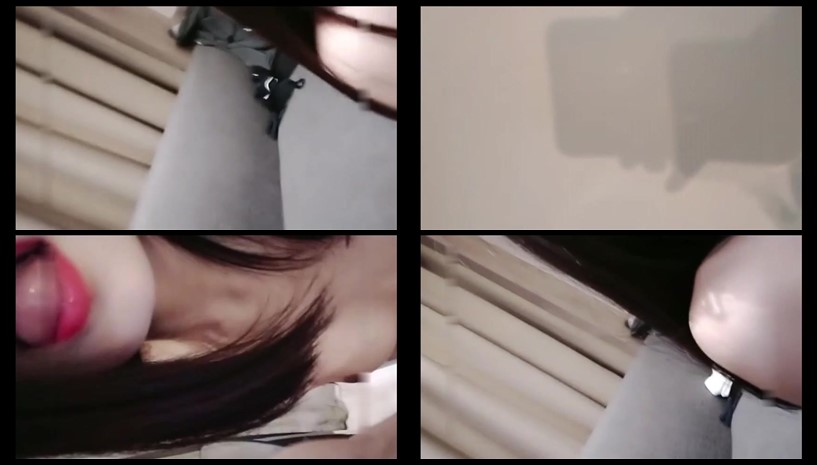 高颜值眼镜娘『大二吞精学妹』粉丝约啪，又美又骚口技精湛，被按着头猛插口爆吃精�