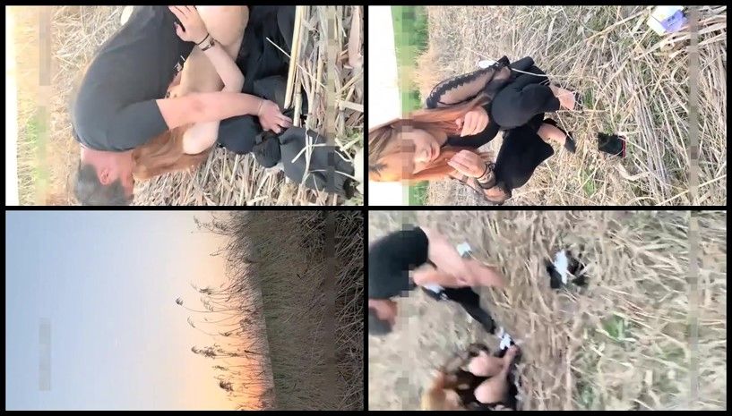 颜值不错妹子野地啪啪，脱光光口交地上大力猛操，很是诱惑喜欢不要错过�