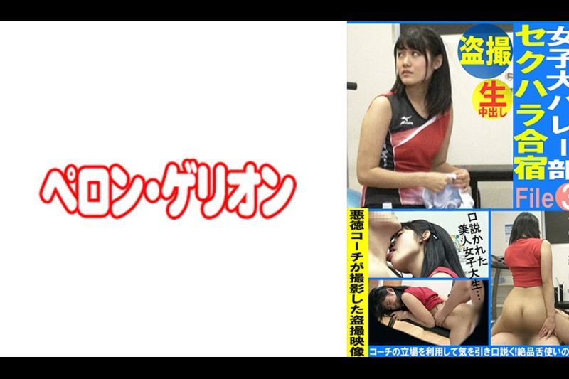 盗撮 女子大バレー部 セクハラ合宿 File03�
