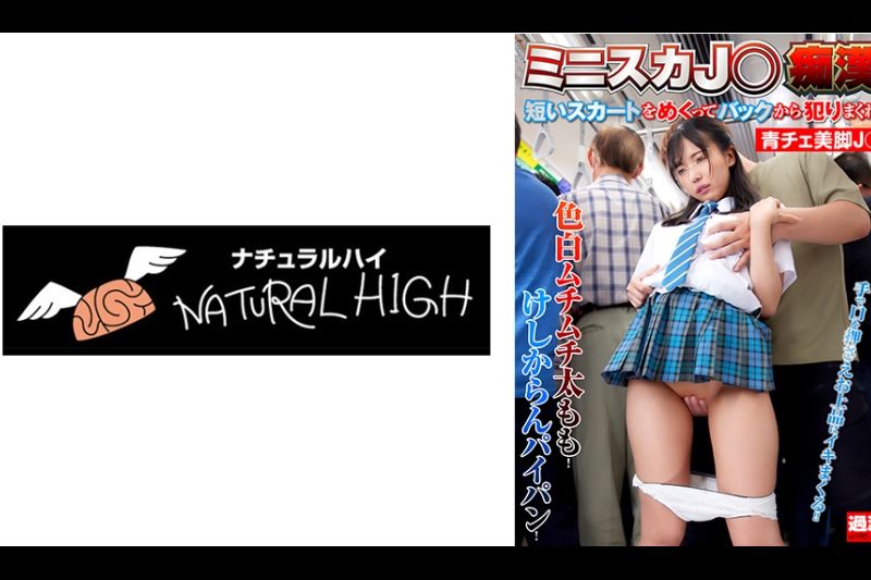 ミニスカJ○痴● 7 短いスカートをめくってバックから●りまくれ！ 青チェ美脚J○�
