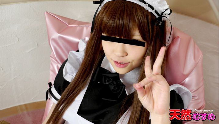 メイド姿で初めてのゴックン