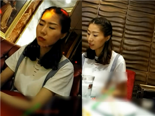 外表清纯素雅妹纸被套路�