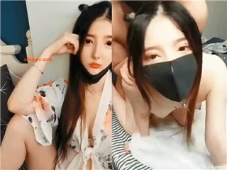 美女主播被富二代帅哥约到私人会所陪唱,�