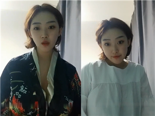长相甜美短发大奶妹子露奶诱惑�