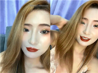 黄发红唇骚气妹子大黑牛自嗨�