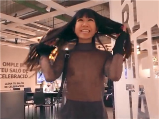 迪卡侬门事件女主角-挑战在IKEA自慰�