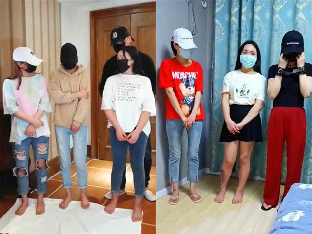 欠债肉偿系列无力偿还高利贷 被迫直播啪啪还钱�