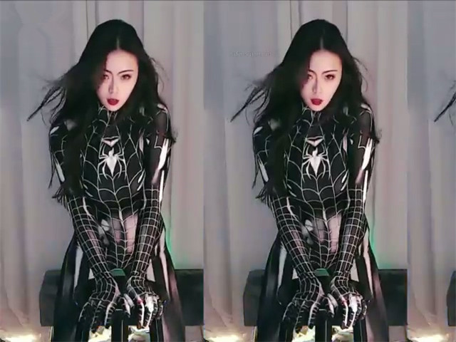 【虎牙斗鱼】精选美女主播紧身蜘蛛服舞蹈，超美身材