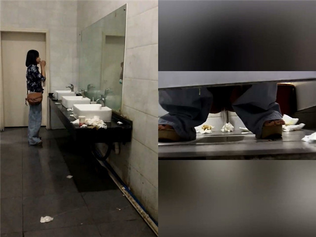 长沙万达广场商圈侧拍-(露脸、下B)清楚偷拍，随时都会被发现，玩命偷拍