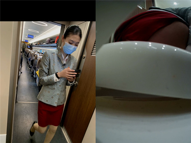 第二弹高铁厕所高清后拍-美女乘务长还有多位女子�