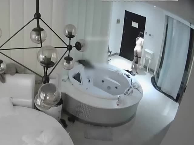 黑客破解监控 偷拍高级酒店偷情者�