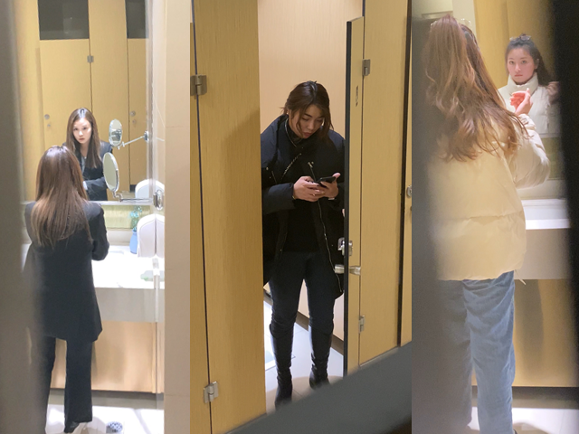 【泄密】商场厕所偷拍美女上厕所小便露逼露毛 店员很可爱�