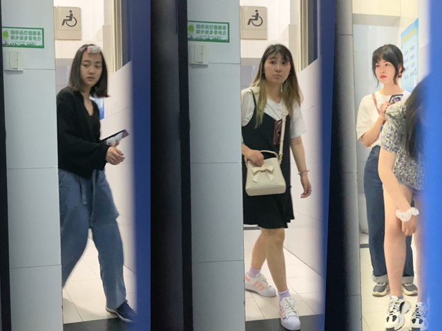 宿舍卫生间偷拍女学生尿尿有毛嫩逼 运动服个性美女