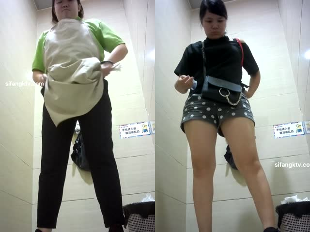 全程跟拍高颜值美女如厕