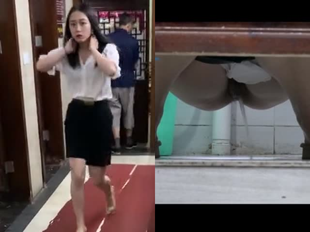 高质量美女厕拍，超近拍摄�