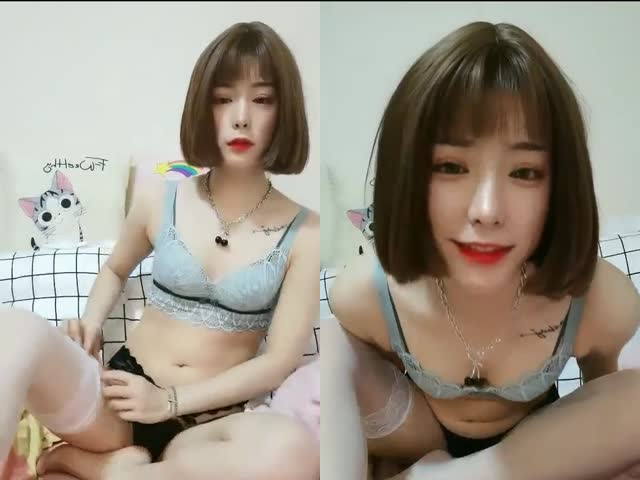 瑶瑶S686-高颜值苗条短发妹和炮友啪啪�