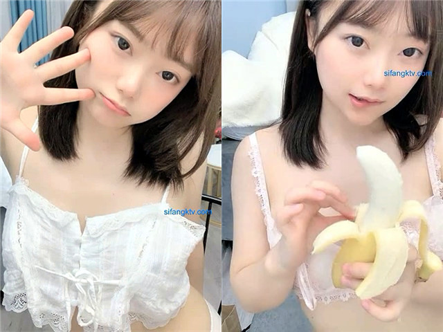 【幼齿】绝世美乳白虎逼 在线直播吃香蕉 露粉逼紫微�