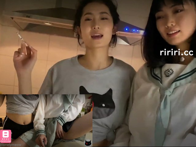 SWAG亚裔LonelyMeow 红色透视性感内衣 嫩逼喜欢跳蛋刺激 巨屌插入�