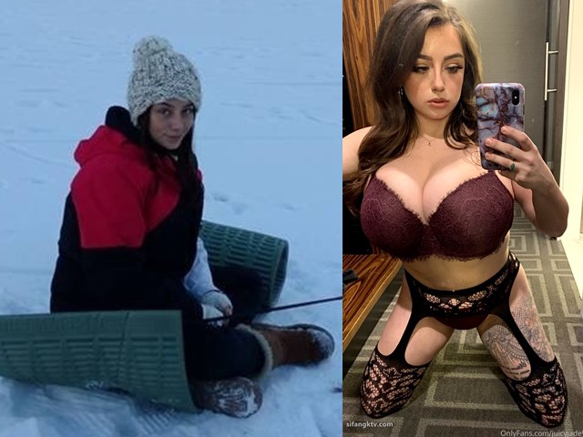 【超巨乳】Onlyfans Jade 福利合集，两只手都把握不住一只大灯�