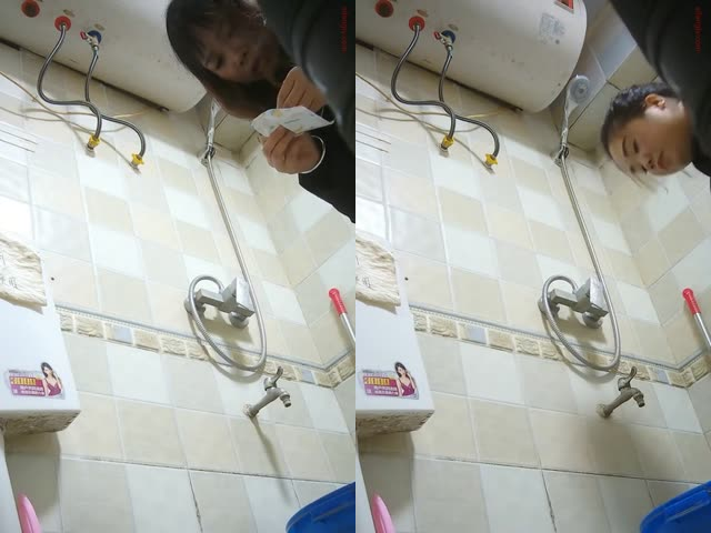 员工集体宿舍女厕固定偷拍