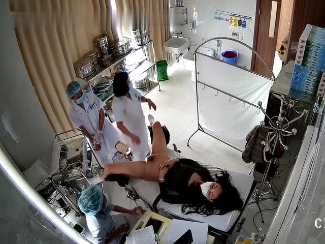 女子医院妇科诊室摄像头破解偷拍