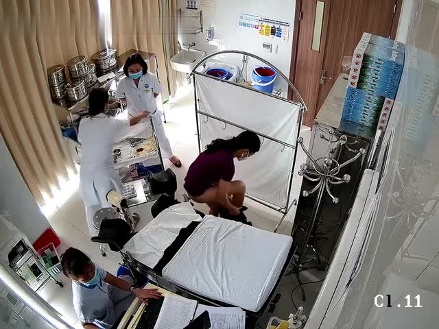 女子医院妇科诊室摄像头破解偷拍