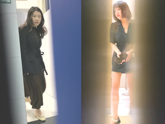 小蓝门商场偷拍女厕 超多美女 开档裤御姐�
