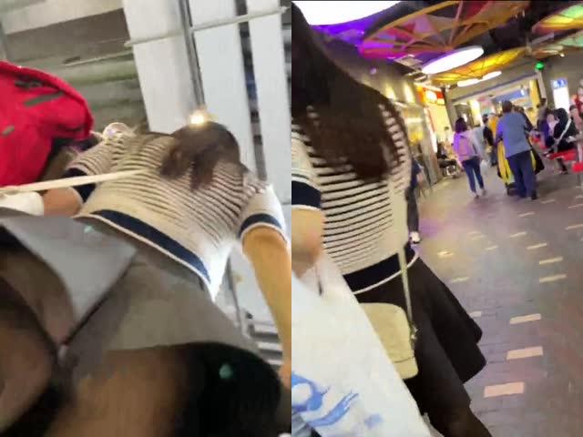 牛仔短裙高颜小姐姐外纯内骚