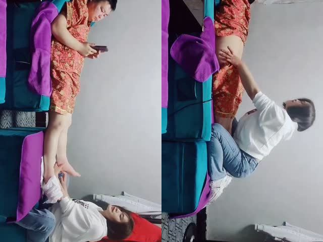 翻车王伟哥的徒弟小胖足疗按摩店搞女技师�