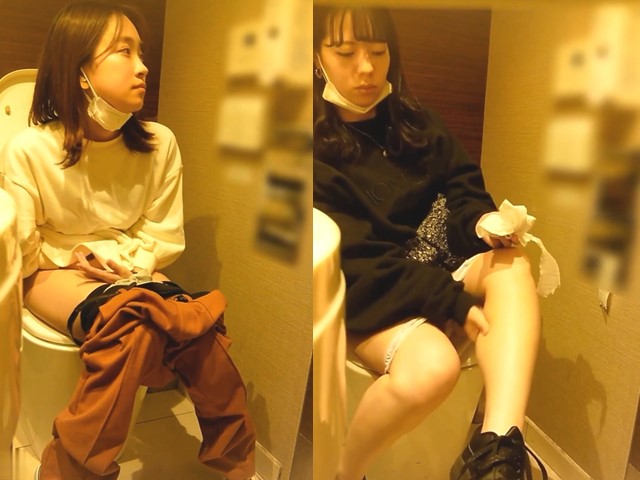茶餐厅公共女厕正面全景极品偸拍�