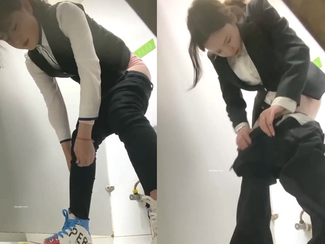 【厕拍精品】全景偷窥�