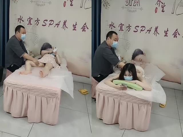 【诱惑的小女人】水宜方SPA养生会所偷拍�
