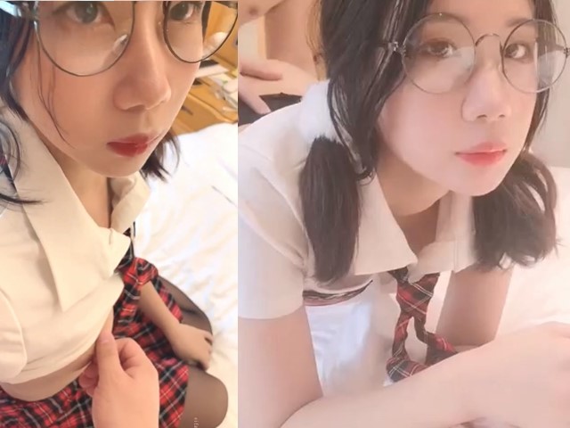 寻花偷拍-男主高价約了个饥渴眼镜嫩妹子…�