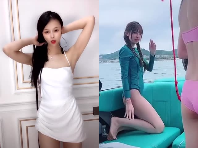 抖音快手直播间意外走光露奶头露阴部�