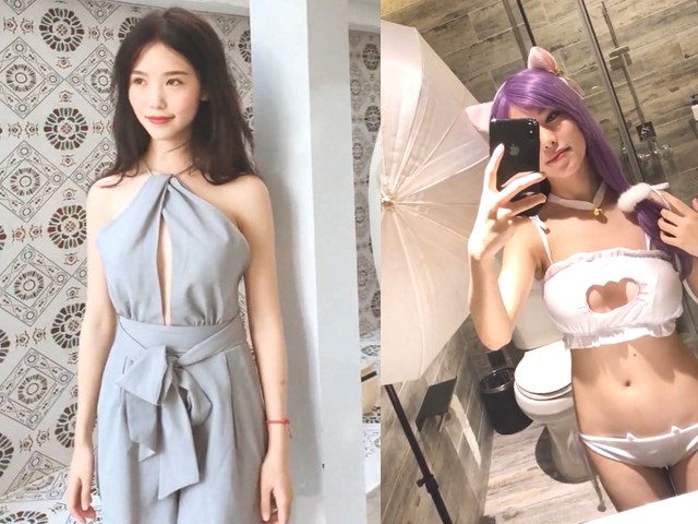 【女神推荐】火爆高颜值网红美女【抖娘利世】承接原味业务私人定制甄选 透纱情趣套 露奶露逼露唇�