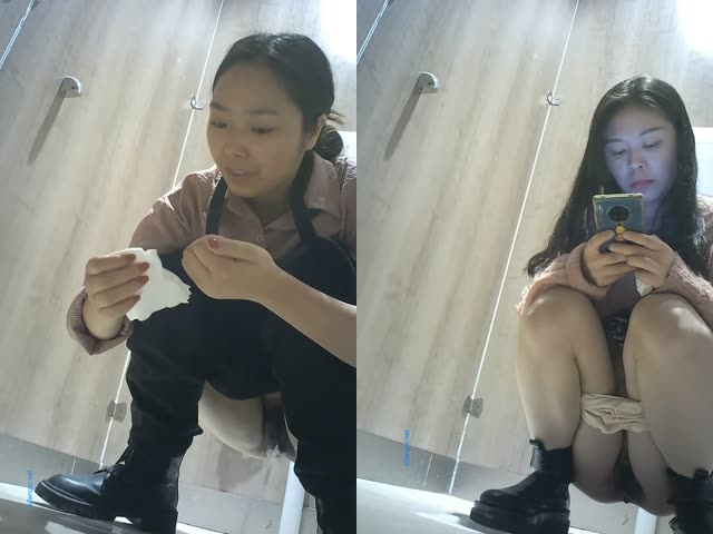 【CP经典】商场女厕全景偷拍❤️