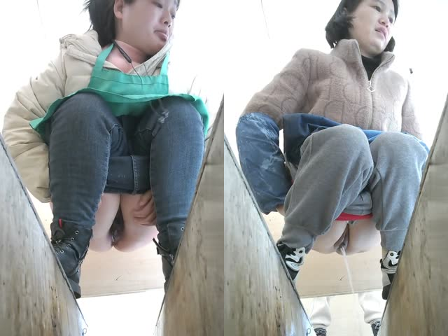 全景厕拍,沟厕绝顶视角2�