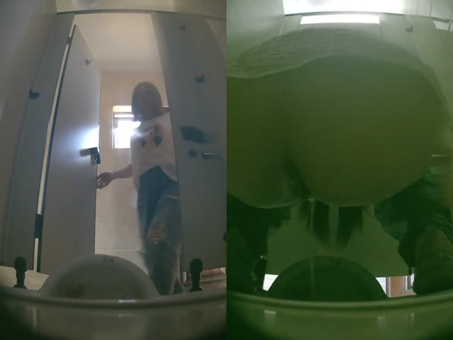 厕拍流出大学城附近女厕6�