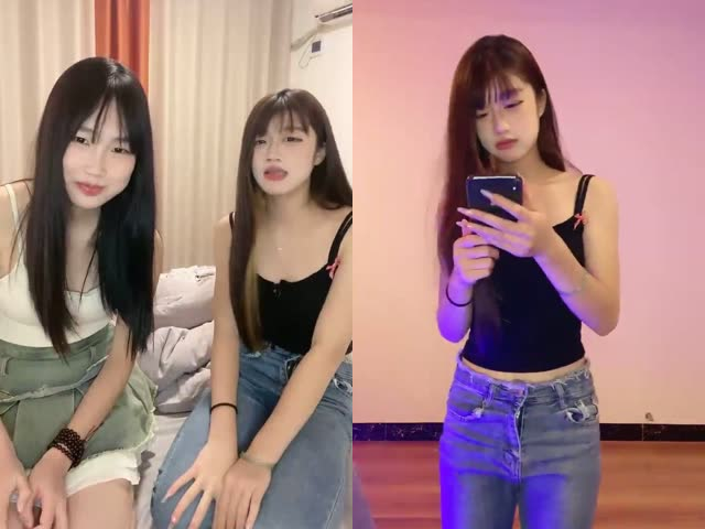 新晋女神,热舞小天使,涵涵睡不饱,两女裸舞太刺激了�
