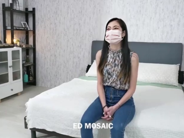 EDmosaicEDEA-377极品新人！害羞的女大生LUNA戴口罩AV初体验！�