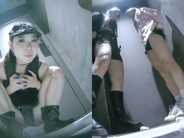 酒吧厕拍,超美蜜桃臀.性感破洞网袜闺蜜 